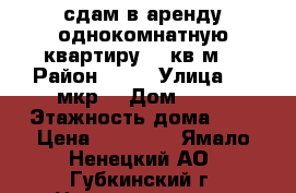 сдам в аренду однокомнатную квартиру 34 кв.м. › Район ­ 6  › Улица ­ 6 мкр. › Дом ­ 41 › Этажность дома ­ 2 › Цена ­ 15 000 - Ямало-Ненецкий АО, Губкинский г. Недвижимость » Квартиры аренда   . Ямало-Ненецкий АО,Губкинский г.